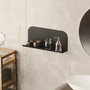 Hanah Home Estantería de Pared Metálica Negra